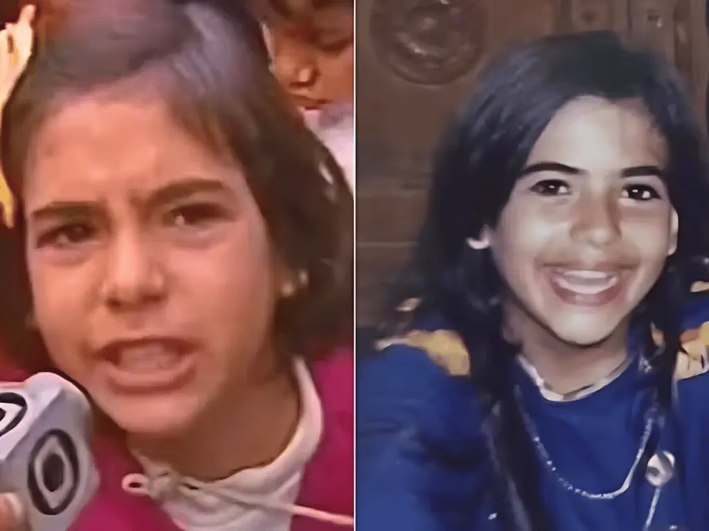 Patrícia Veloso Martins publicou nas redes sociais que é a menina que aparece indignada no recente documentário sobre as Paquitas.